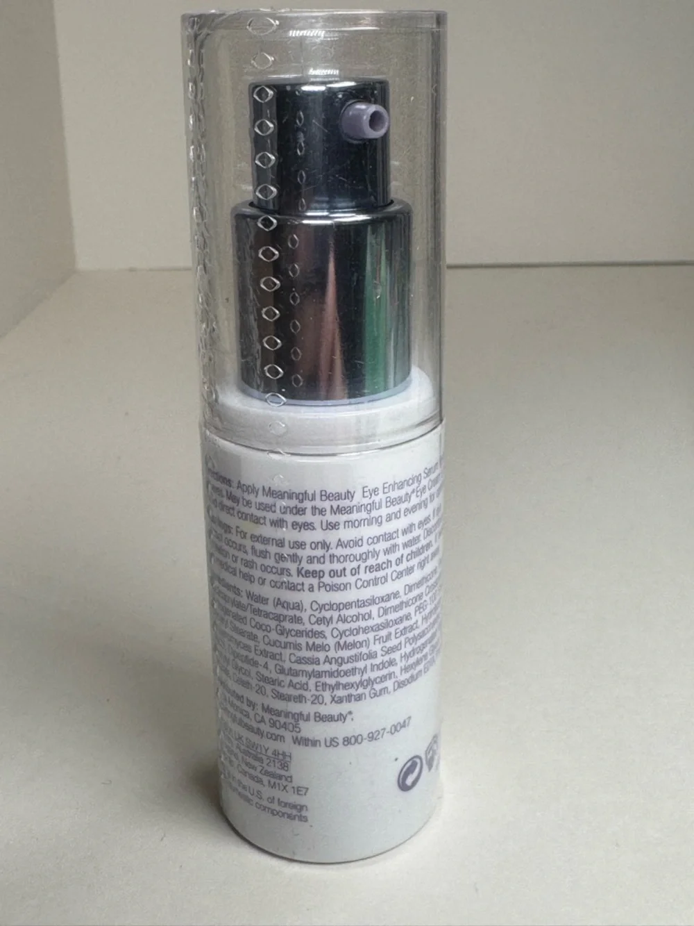 Cindy Crawford Meaningful Beauty Eye Enhancing Serum‎ 15mL .50 Fl Oz NEW SEALED
